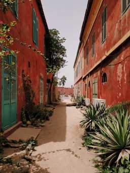 View down a side-street