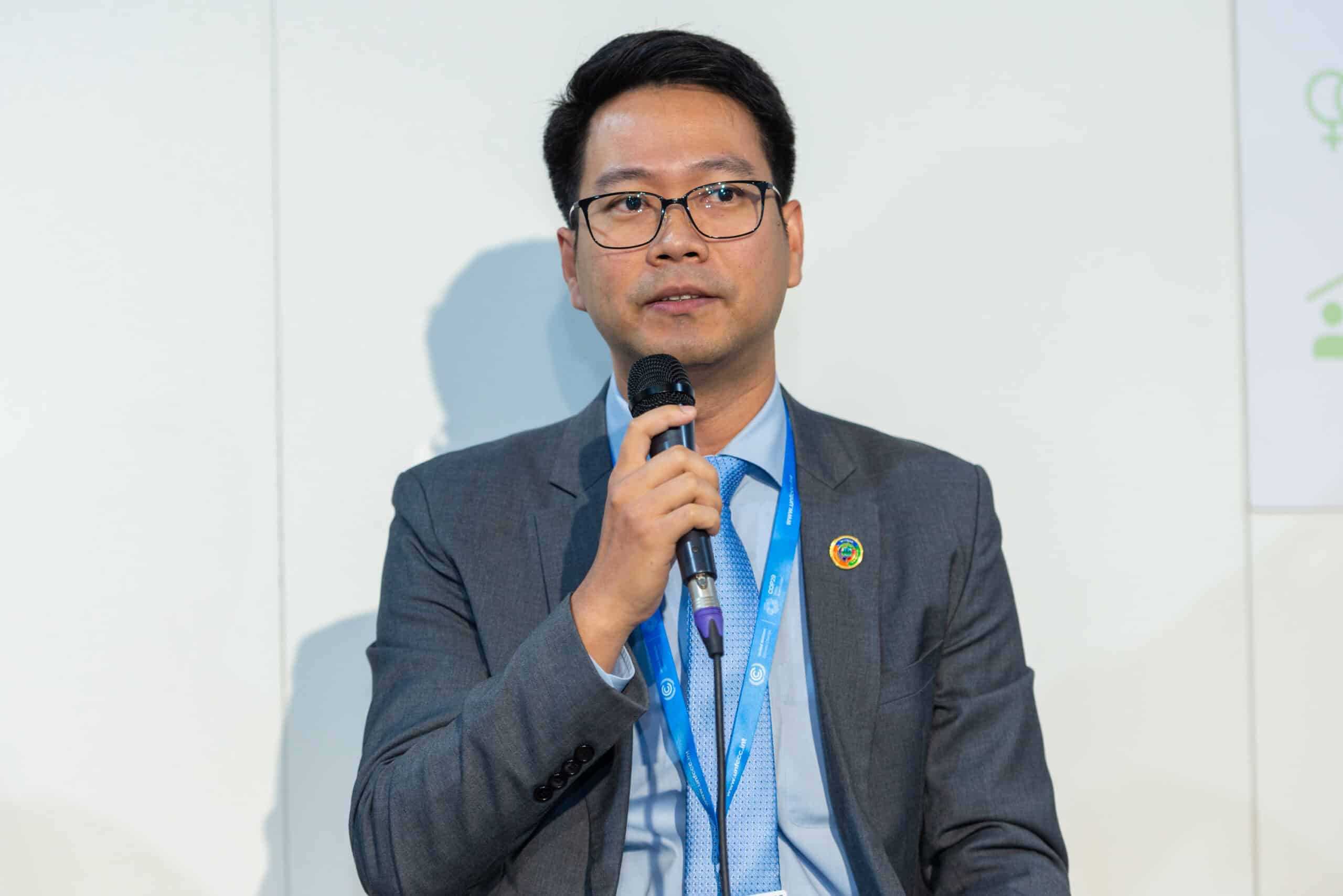 Mr. Taing Meng Eang, Director of the Department of Green Economy at the Ministry of Environment