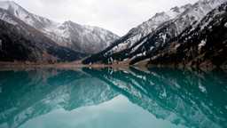 Lake and mountains