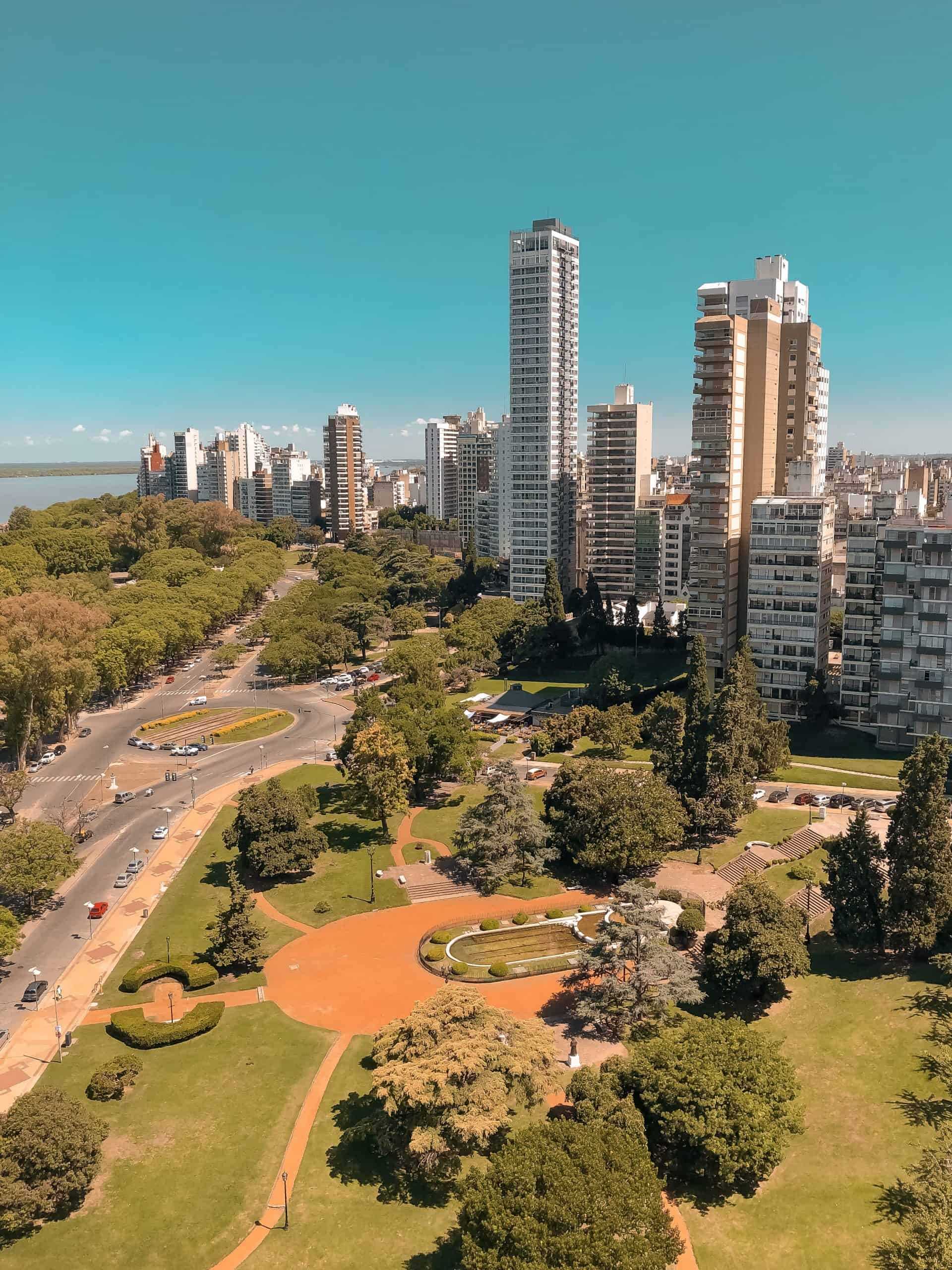 Argentina Aerial view of city buildings