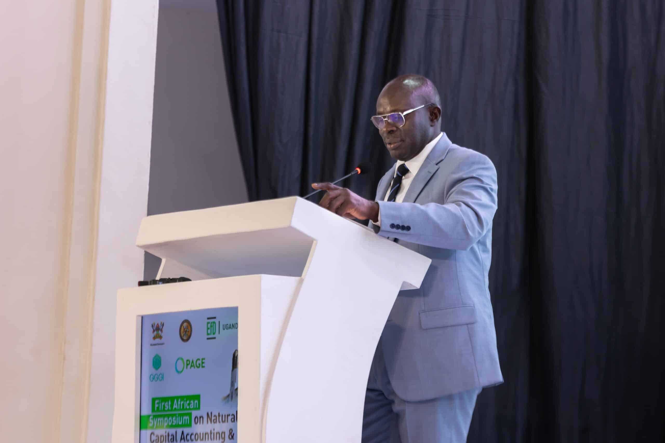 Vice Chancellor speaking at the Makerere University