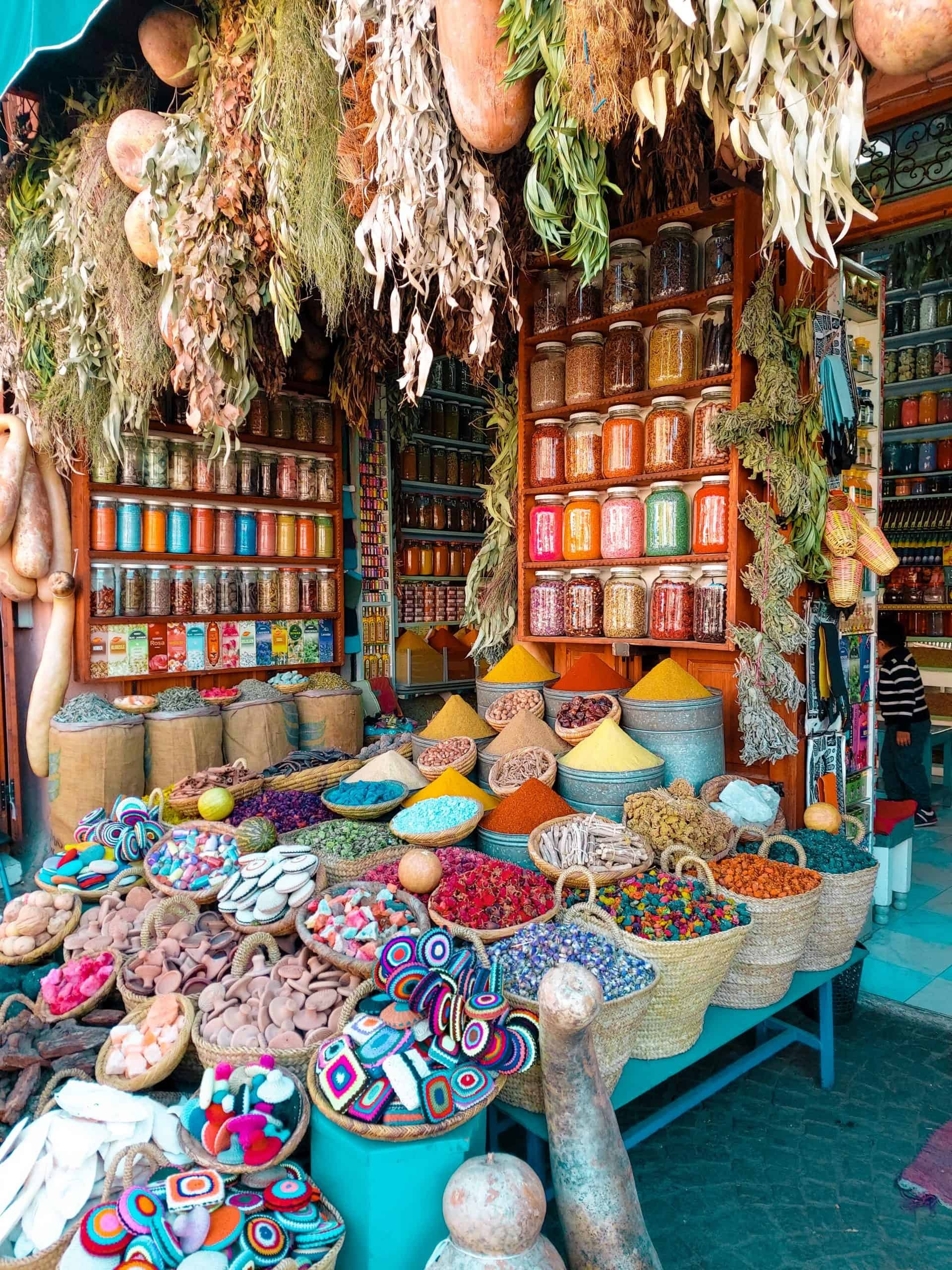 market goods in Morocco