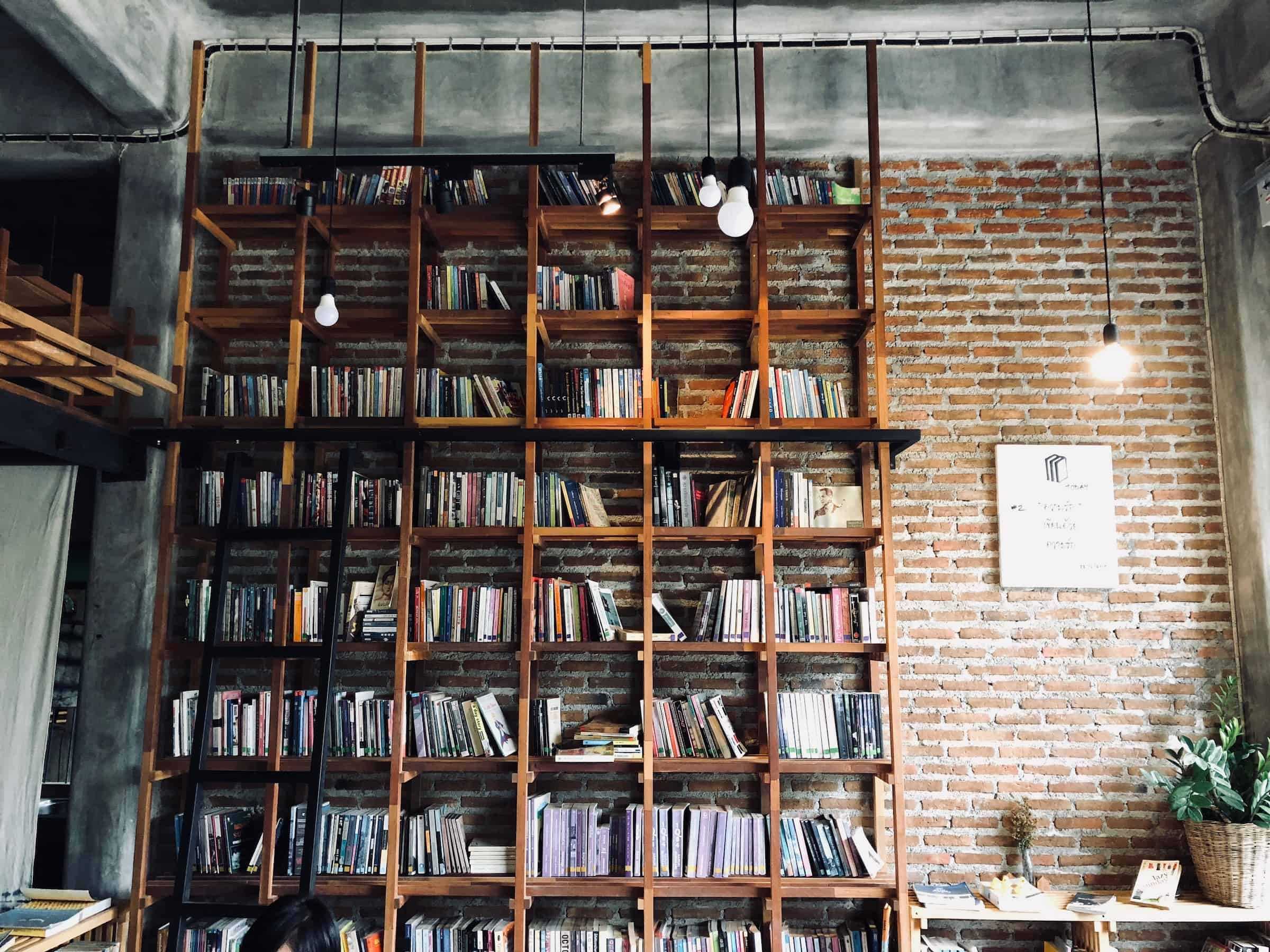 bookshelf in Thailand