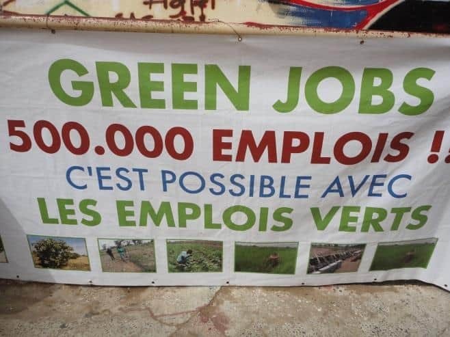 Green jobs poster