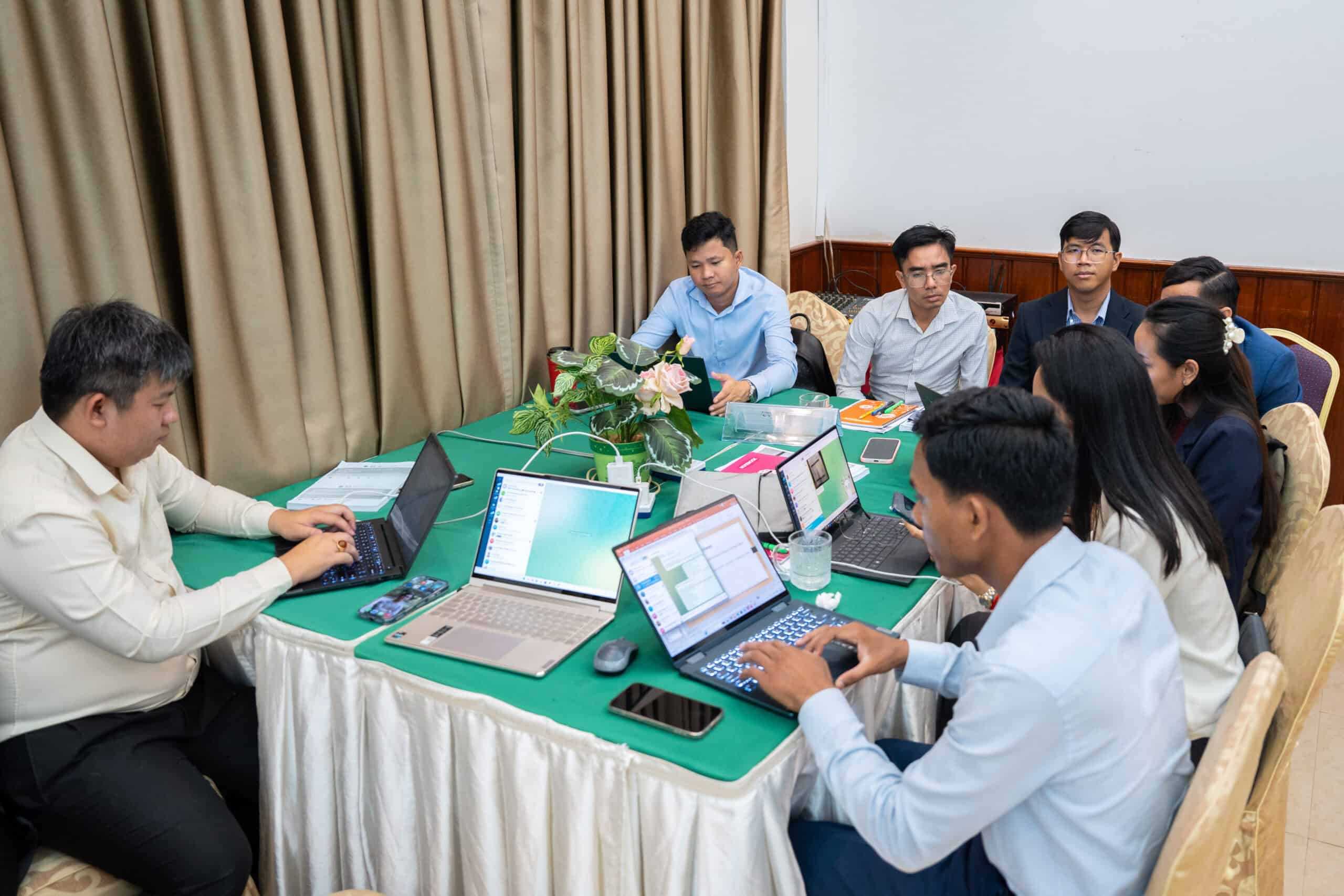 Training-of-Trainers workshop in Cambodia.