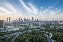 skyline view of a city