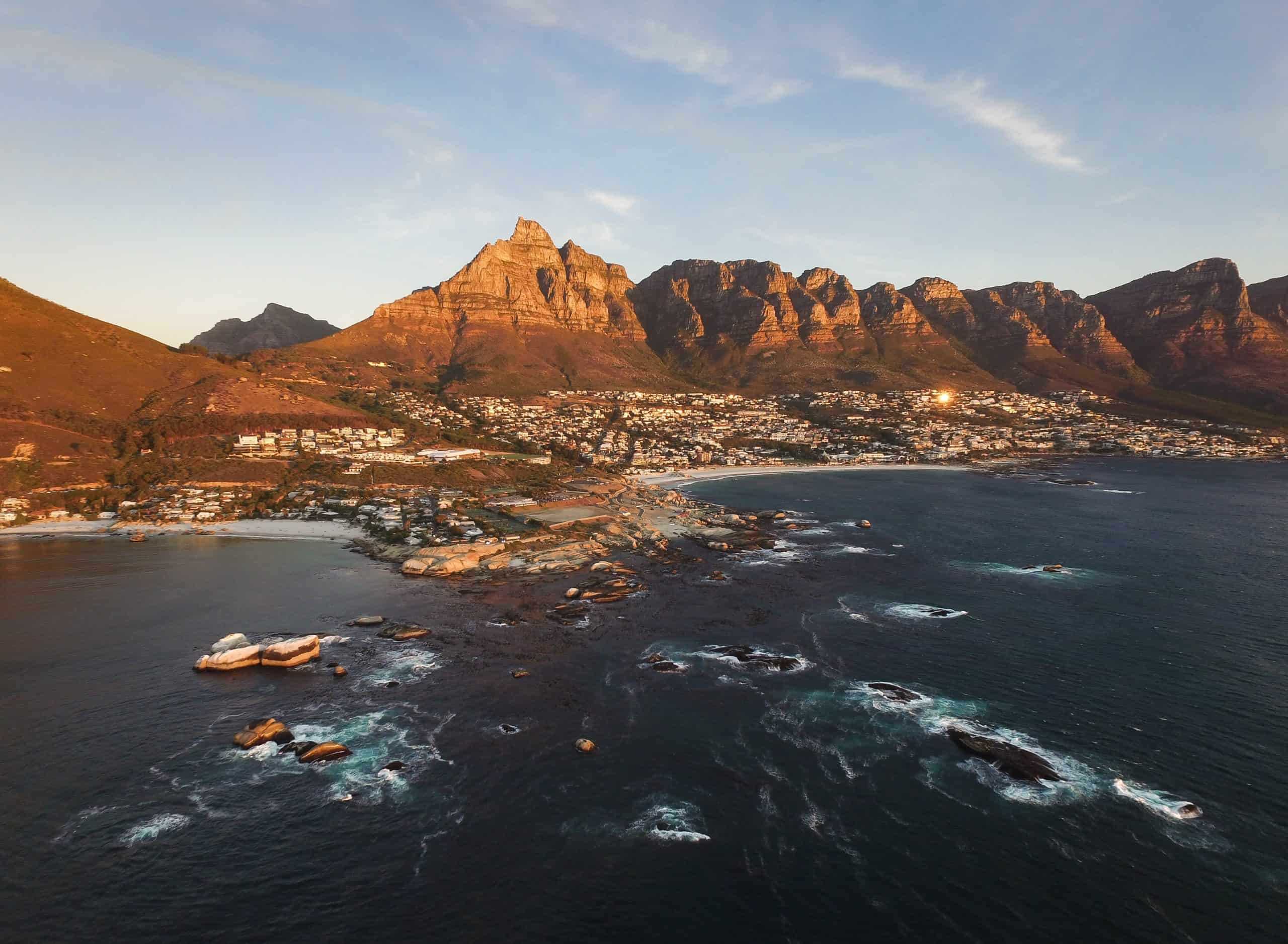 coastal view of Cape Town