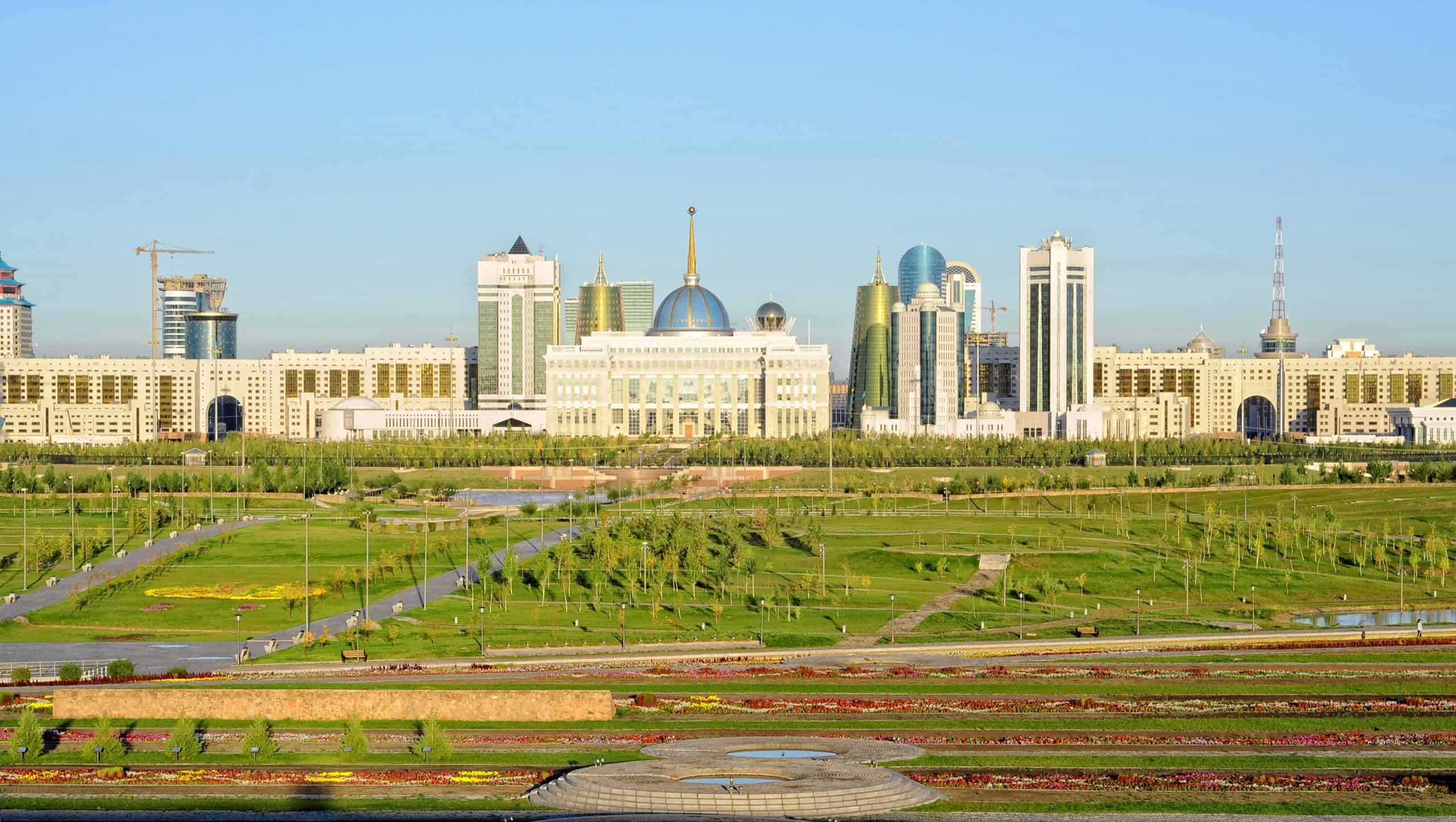 Cityscape in Kazakhstan