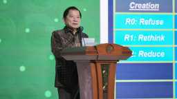 Minister Suaharso at the Green Economy Expo 2024 in Indonesia