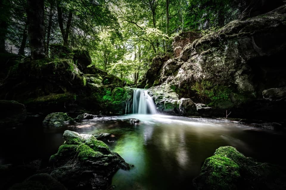 Waterfall landscape