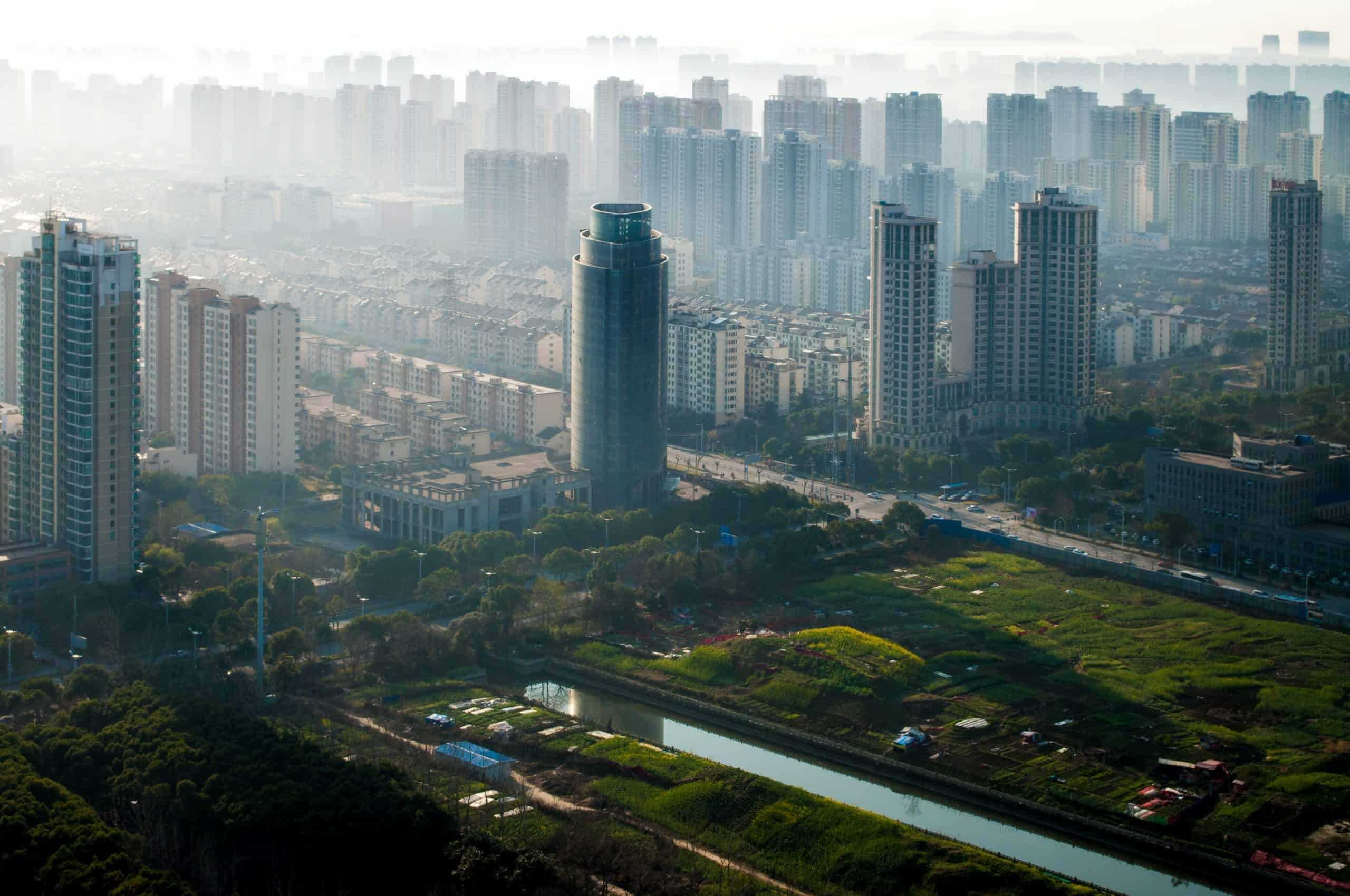 Cityscape in Jiangsu Province, China