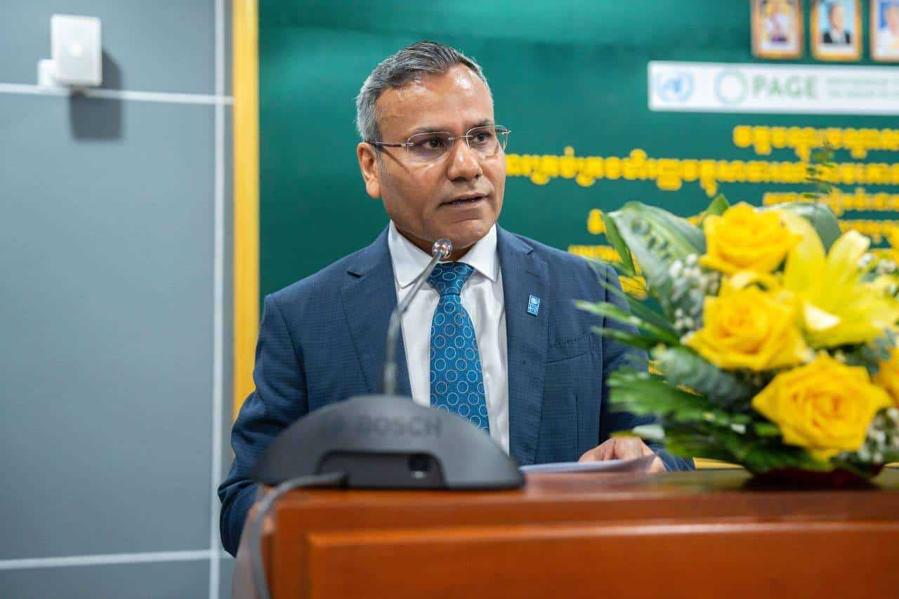 Shakeel Ahmad, Deputy Resident Representative of UNDP in Cambodia